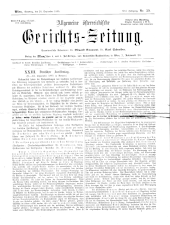 Allgemeine Österreichische Gerichtszeitung