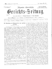 Allgemeine Österreichische Gerichtszeitung