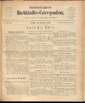 Oesterreichische Buchhändler-Correspondenz