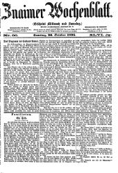 Znaimer Wochenblatt