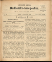 Oesterreichische Buchhändler-Correspondenz