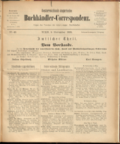 Oesterreichische Buchhändler-Correspondenz