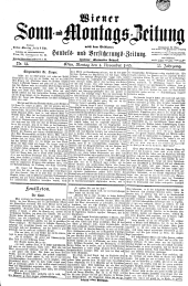 Wiener Sonn- und Montags-Zeitung