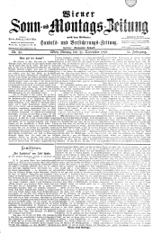 Wiener Sonn- und Montags-Zeitung