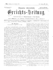 Allgemeine Österreichische Gerichtszeitung