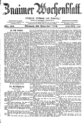 Znaimer Wochenblatt