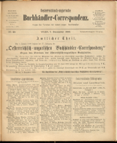 Oesterreichische Buchhändler-Correspondenz