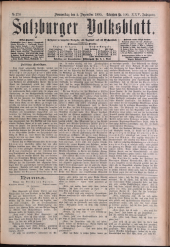 Salzburger Volksblatt: unabh. Tageszeitung f. Stadt u. Land Salzburg