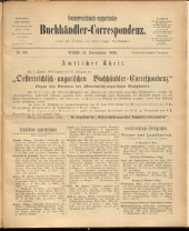 Oesterreichische Buchhändler-Correspondenz