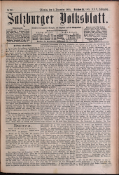 Salzburger Volksblatt: unabh. Tageszeitung f. Stadt u. Land Salzburg