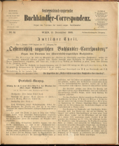 Oesterreichische Buchhändler-Correspondenz