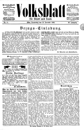 Volksblatt für Stadt und Land