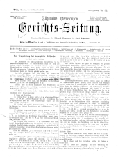 Allgemeine Österreichische Gerichtszeitung