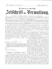 Österreichische Zeitschrift für Verwaltung