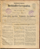 Oesterreichische Buchhändler-Correspondenz