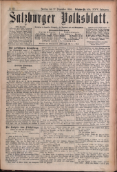 Salzburger Volksblatt: unabh. Tageszeitung f. Stadt u. Land Salzburg