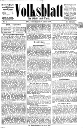 Volksblatt für Stadt und Land