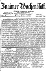 Znaimer Wochenblatt