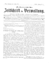 Österreichische Zeitschrift für Verwaltung