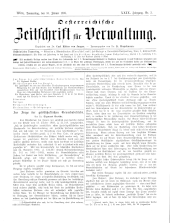 Österreichische Zeitschrift für Verwaltung