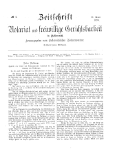 Zeitschrift für Notariat und freiwillige Gerichtsbarkeit in Österreich