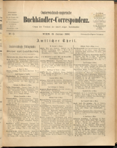 Oesterreichische Buchhändler-Correspondenz