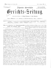 Allgemeine Österreichische Gerichtszeitung