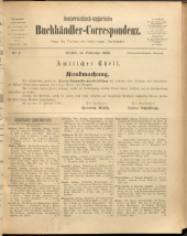 Oesterreichische Buchhändler-Correspondenz