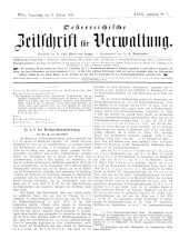 Österreichische Zeitschrift für Verwaltung