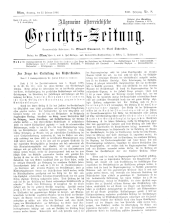 Allgemeine Österreichische Gerichtszeitung