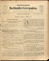 Oesterreichische Buchhändler-Correspondenz