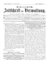 Österreichische Zeitschrift für Verwaltung