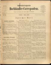 Oesterreichische Buchhändler-Correspondenz