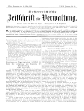 Österreichische Zeitschrift für Verwaltung