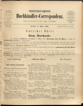 Oesterreichische Buchhändler-Correspondenz