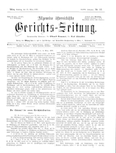 Allgemeine Österreichische Gerichtszeitung