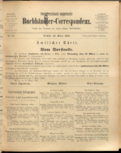 Oesterreichische Buchhändler-Correspondenz