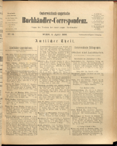 Oesterreichische Buchhändler-Correspondenz