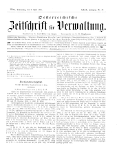 Österreichische Zeitschrift für Verwaltung