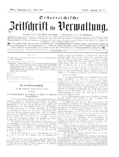 Österreichische Zeitschrift für Verwaltung