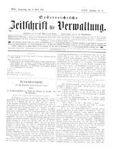 Österreichische Zeitschrift für Verwaltung