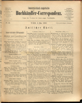 Oesterreichische Buchhändler-Correspondenz