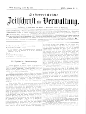 Österreichische Zeitschrift für Verwaltung