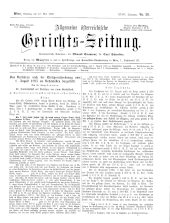 Allgemeine Österreichische Gerichtszeitung