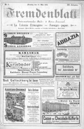 Fremdenblatt - Organ für die böhmischen Kurorte