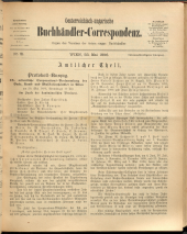 Oesterreichische Buchhändler-Correspondenz