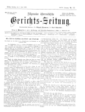 Allgemeine Österreichische Gerichtszeitung