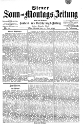 Wiener Sonn- und Montags-Zeitung