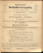 Oesterreichische Buchhändler-Correspondenz