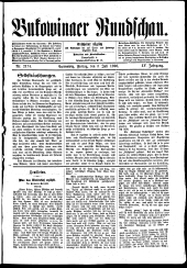 Bukowinaer Rundschau